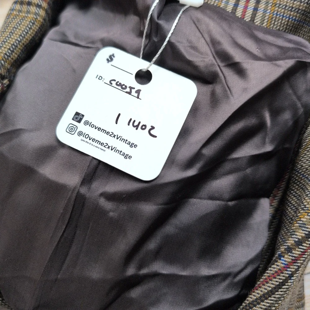 Mens Plaid‎ Blazer Cheilain Cashmere Ambassador's Realm Traditional Manor 44